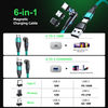 VAFOTON 9PIN 100W Magnetic Cable Green