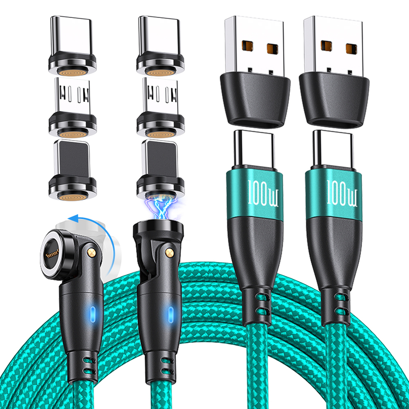 VAFOTON 9PIN 100W Magnetic Cable Green