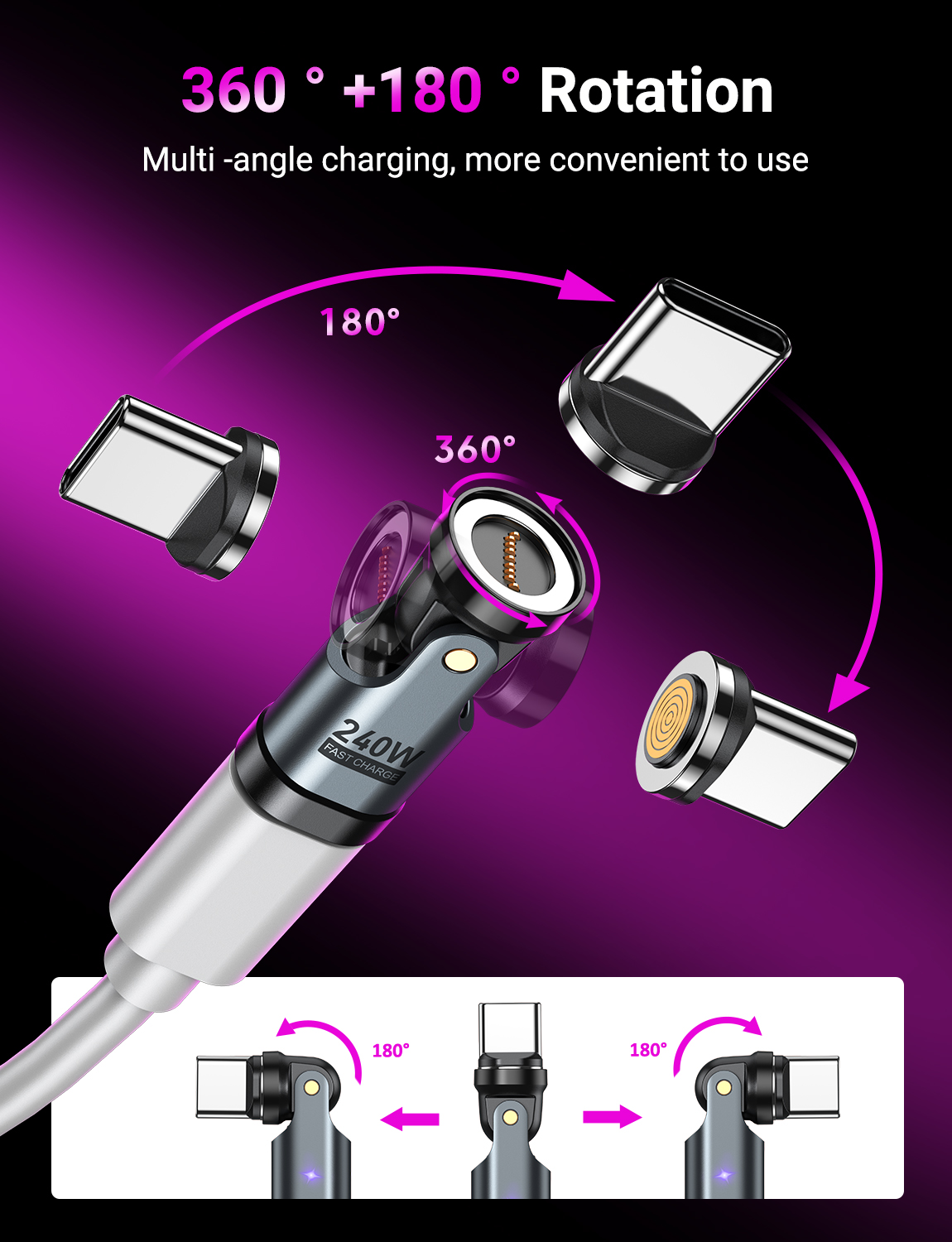 VAFOTON 9PIN 240W Magnetic Adapter