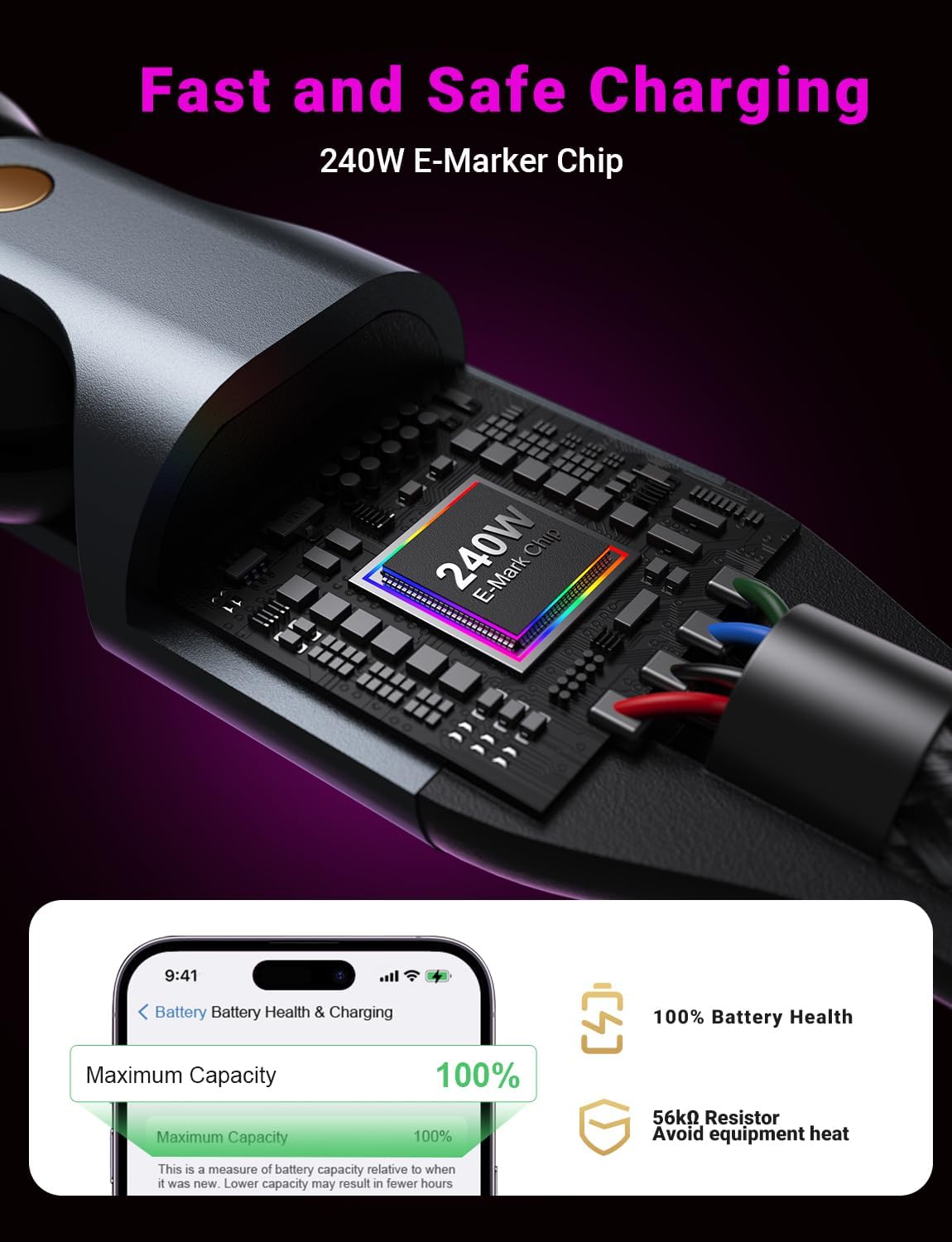 VAFOTON 9PIN 240W Magnetic Cable 